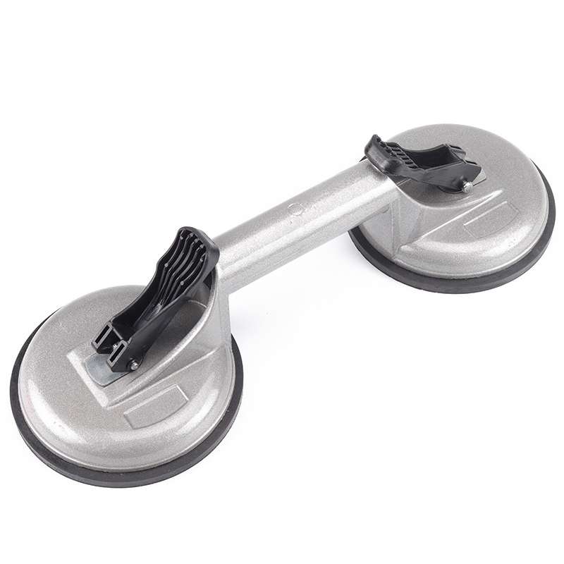Aluminum Heavy-Duty Glass Suction Cup Hardware Tool, Model: Double Claw