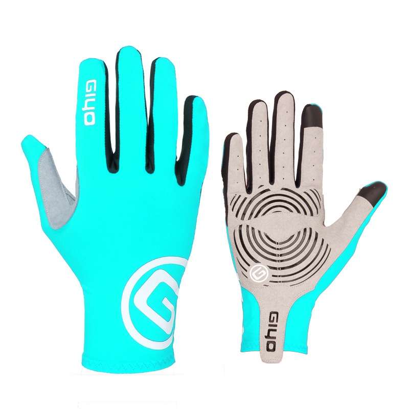 GIYO S-02 Bike Riding Long-finger Gloves, Size:L(Red)