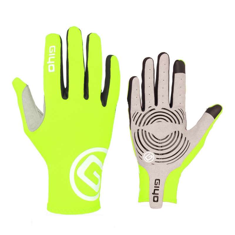 GIYO S-02 Bike Riding Long-finger Gloves, Size:L(Red)
