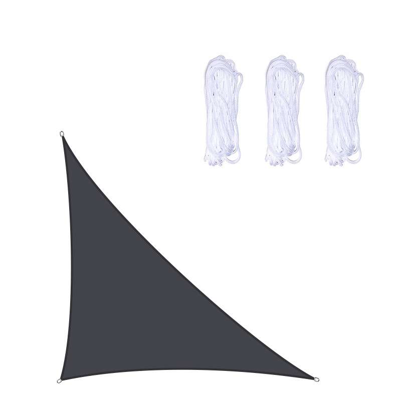 Triangle Outdoor Garden Sunshade Sail Waterproof Anti-UV Canopy, Size: 4m x 4m x 5.7m(Royal Blue)