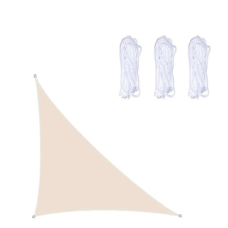 Triangle Outdoor Garden Sunshade Sail Waterproof Anti-UV Canopy, Size: 4m x 4m x 5.7m(Royal Blue)
