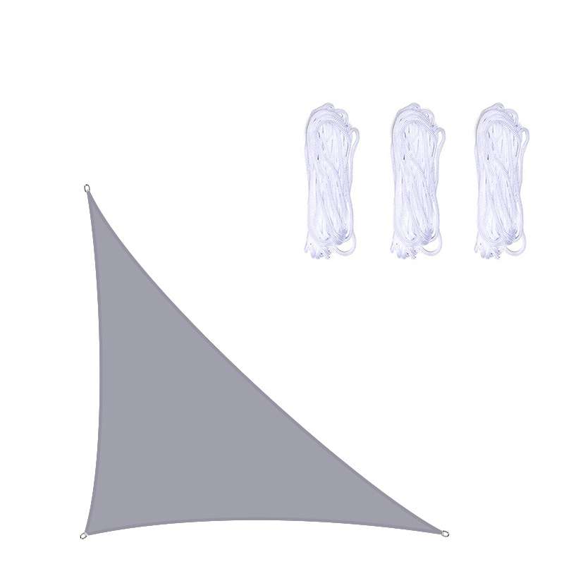Triangle Outdoor Garden Sunshade Sail Waterproof Anti-UV Canopy, Size: 4m x 4m x 5.7m(Royal Blue)