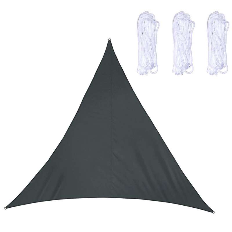 Triangle Outdoor Garden Sunshade Sail Waterproof Anti-UV Canopy, Size: 4m x 4m x 4m(Green)