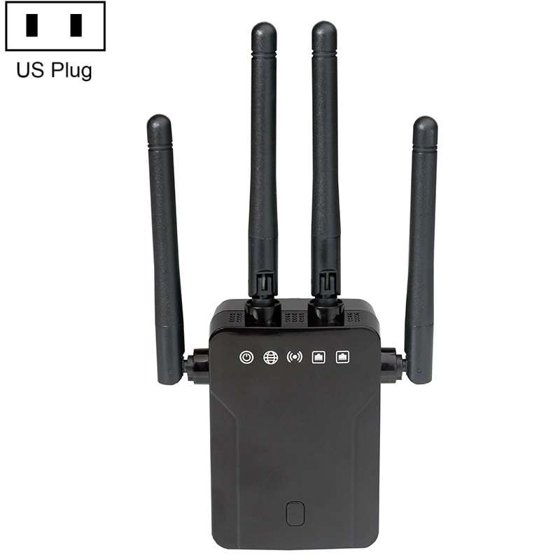 M-95B 300M Repeater WiFi Booster Wireless Signal Expansion Amplifier(White - EU Plug)