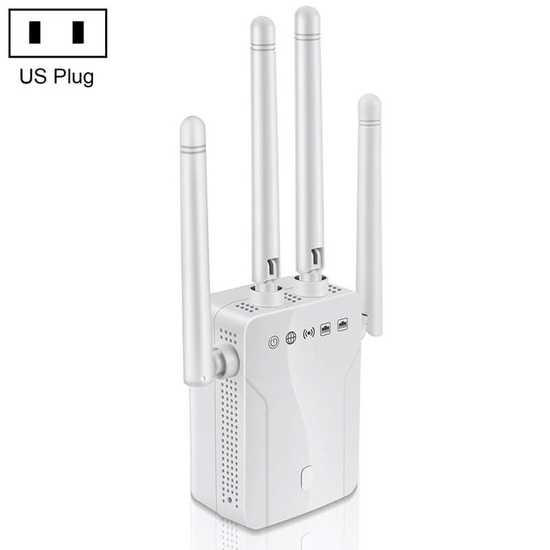 M-95B 300M Repeater WiFi Booster Wireless Signal Expansion Amplifier(White - EU Plug)