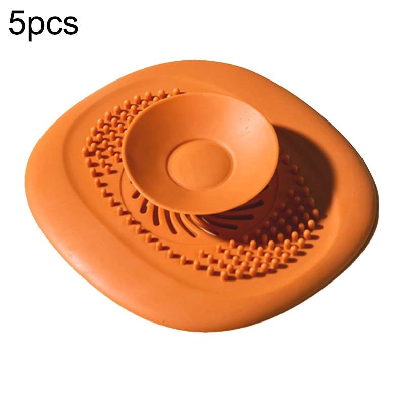 5 PCS TM21003 Kitchen Sewer Deodorizer Sealed And Insect-Proof Sink Floor Drain Cover(Gallbladous Gr
