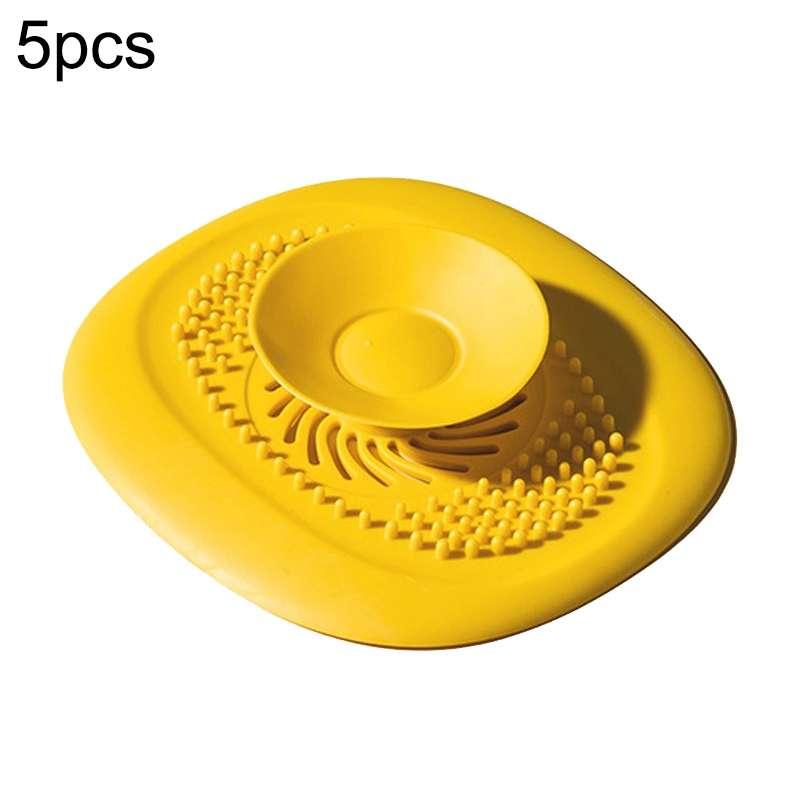 5 PCS TM21003 Kitchen Sewer Deodorizer Sealed And Insect-Proof Sink Floor Drain Cover(Gallbladous Gr