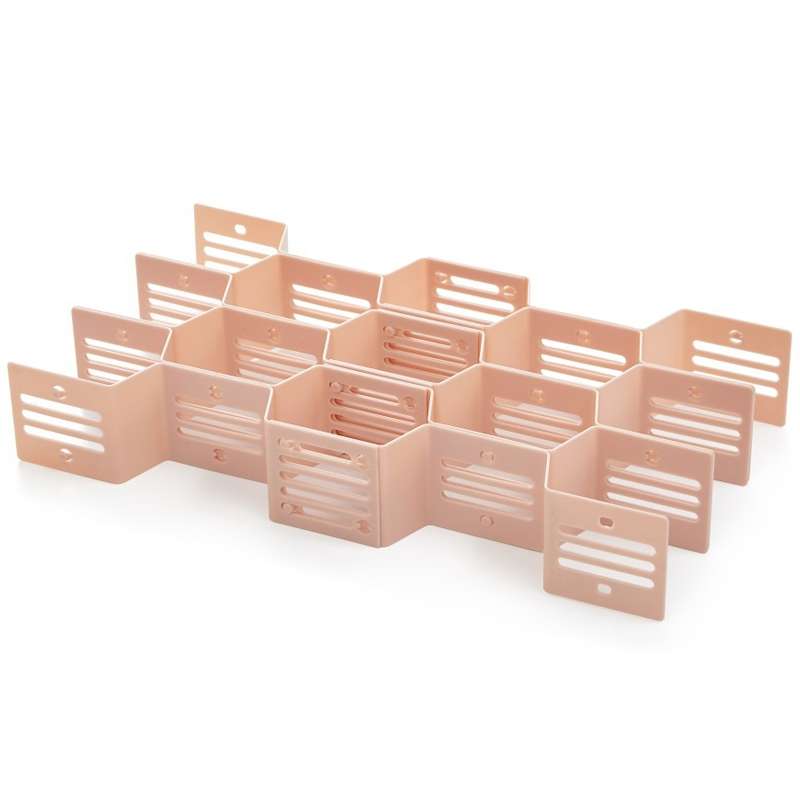 5 PCS TM19009 Drawers Storage Separator Retractable Drawer Divider(White)