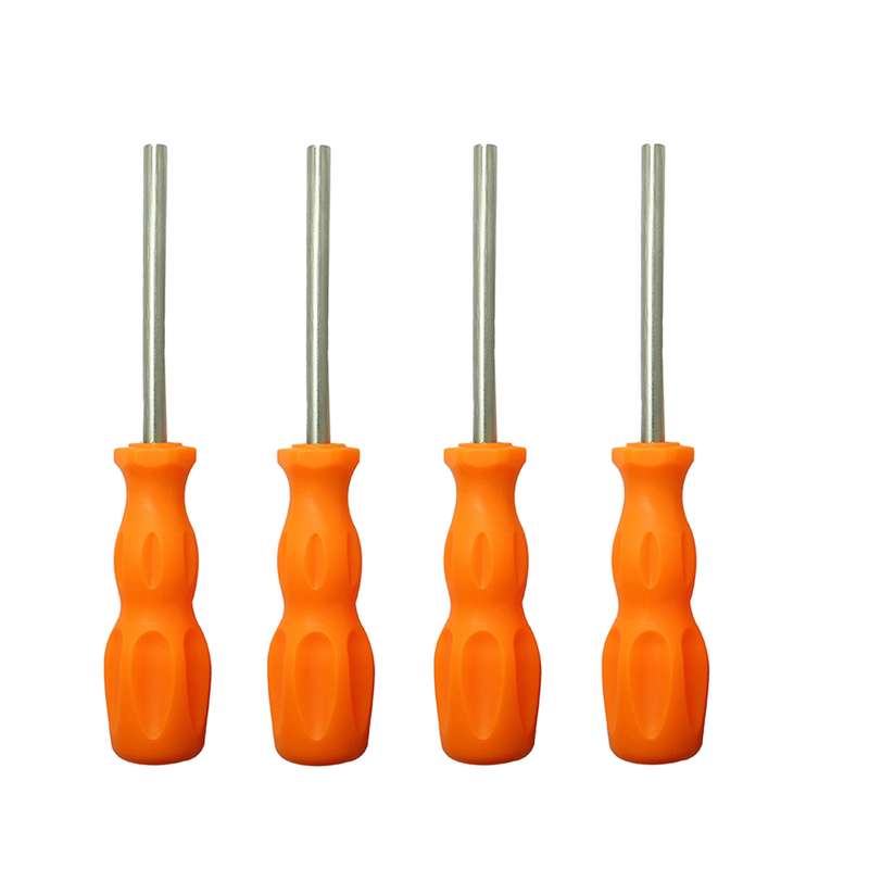 4 PCS Disassembly Tool Screwdriver Sleeve Applicable For Nintendo N64 / SFC / GB / NES / NGC(Orange