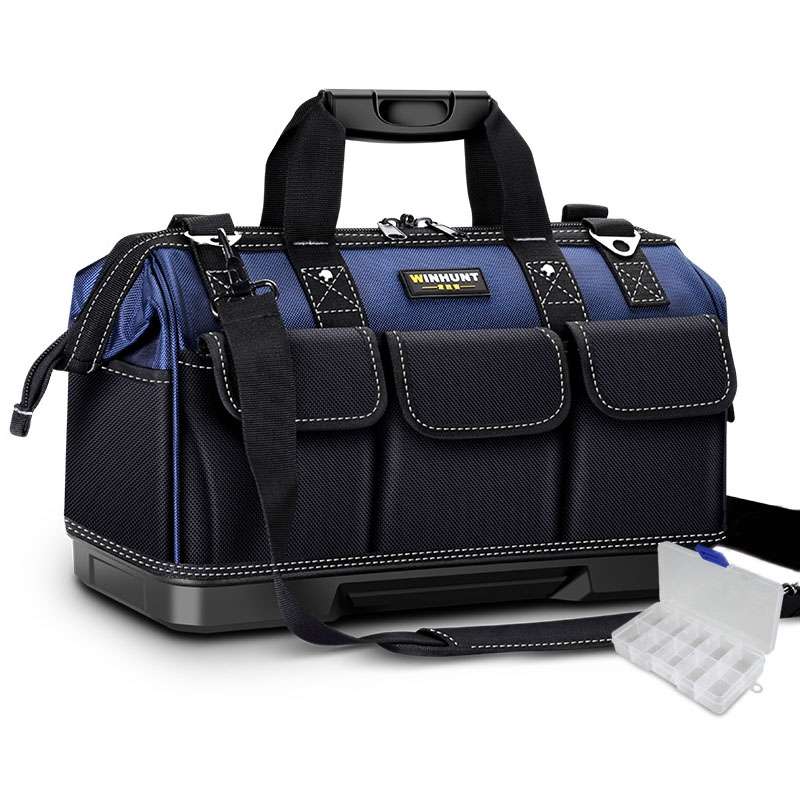WINHUNT Multi-Function Hardware Repair Tool Canvas Bag Plastic Bottom 20 inch