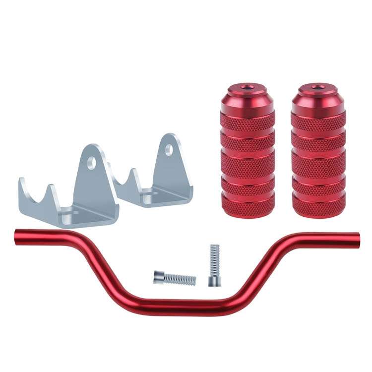 TF-2011 Motorcycle Modification Pedal Rod Universal Elbow Pedal(Red)