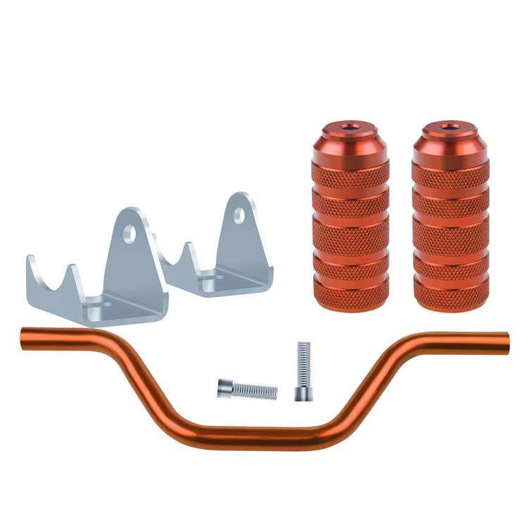TF-2011 Motorcycle Modification Pedal Rod Universal Elbow Pedal(Orange)