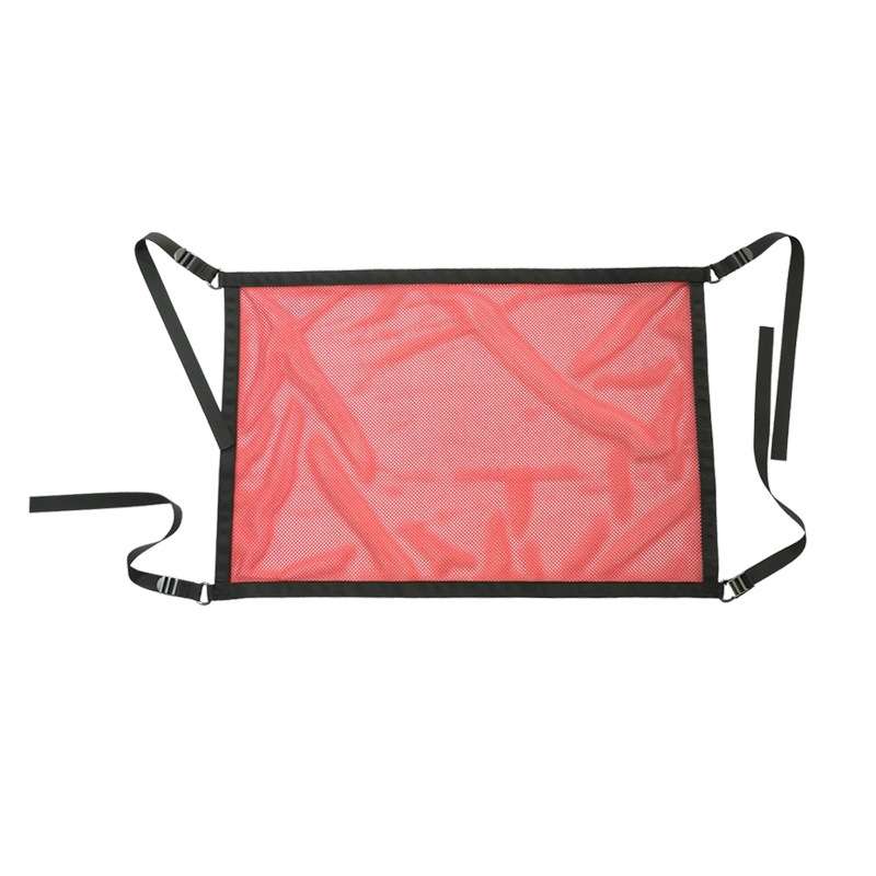 Car Storage Network Pocket Car Roof Seating Room Mesh Folding Hanging Bag, Style: Single Layer(Black