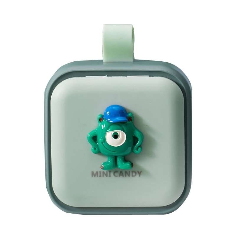 Portable Large-capacity Sealed Pill Box Cartoon Cute Week Pill Box(Small princess)