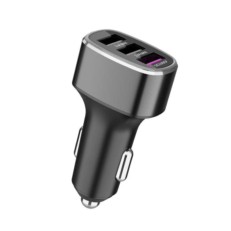 Three USB Ports Car Fast Charging Charger For Huawei/For OPPO/VIVO/OnePlus And Other Flash Charging,
