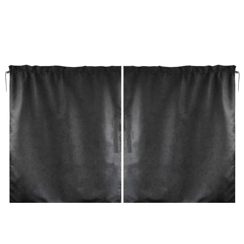 2 PCS 69 x 82cm Automobile Front And Rear Partition Curtain Business Car Air Conditioning Privacy Cu