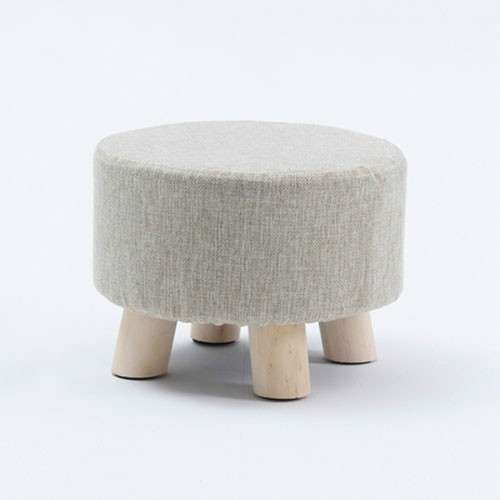 Fashion Creative Small Stool Living Room Home Solid Wood Small Chair(Blue)