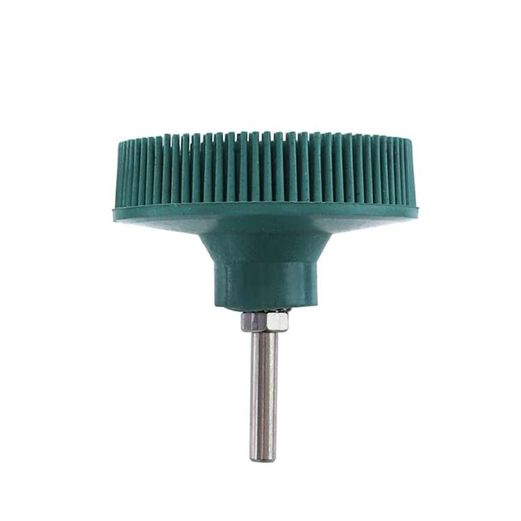 Electric Drill Disc Brush Emery Deburring Polishing Rubber Sanding Brush, Style: 3 Inch Green