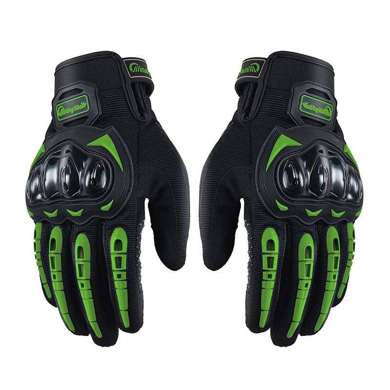 Riding Tribe MCS-17 Motorcycle Gloves Touch Screen Outdoor Riding Gloves, Size: L(Blue)