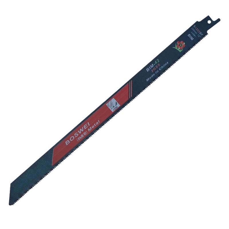 S1222BF BOSWEI Hardcore Reciprocating Saw Strip Fine Teeth Saber Saw Blade Metal Plastic Wood Bimeta