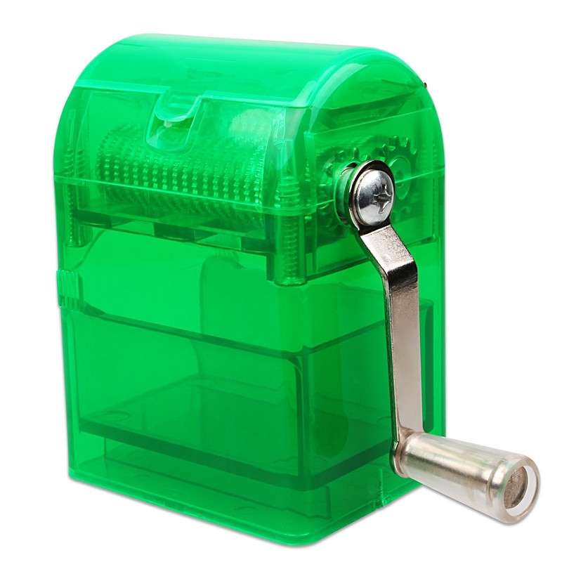 MYQ-053 Hand-cranked Cigarette Grinder Cigarette Puller Plastic Drawer Grinder(Red)