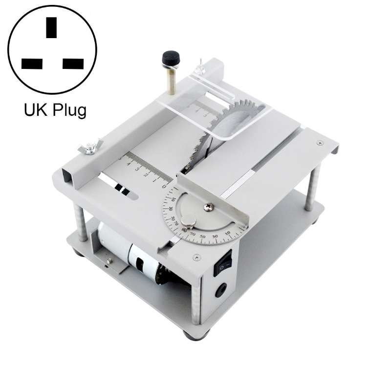 150W Miniature Precision Table Saw Mini Chainsaw Portable Woodworking Sliding Table Saw Multifunctio