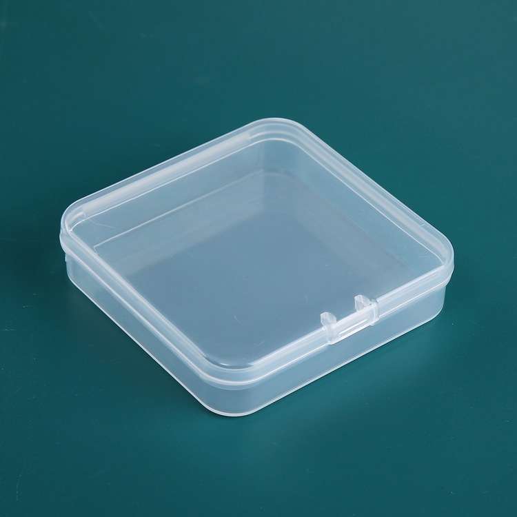 20 PCS Square Plastic Box With Cover Transparent Storage Box PP Parts Tool Box Electronic Component