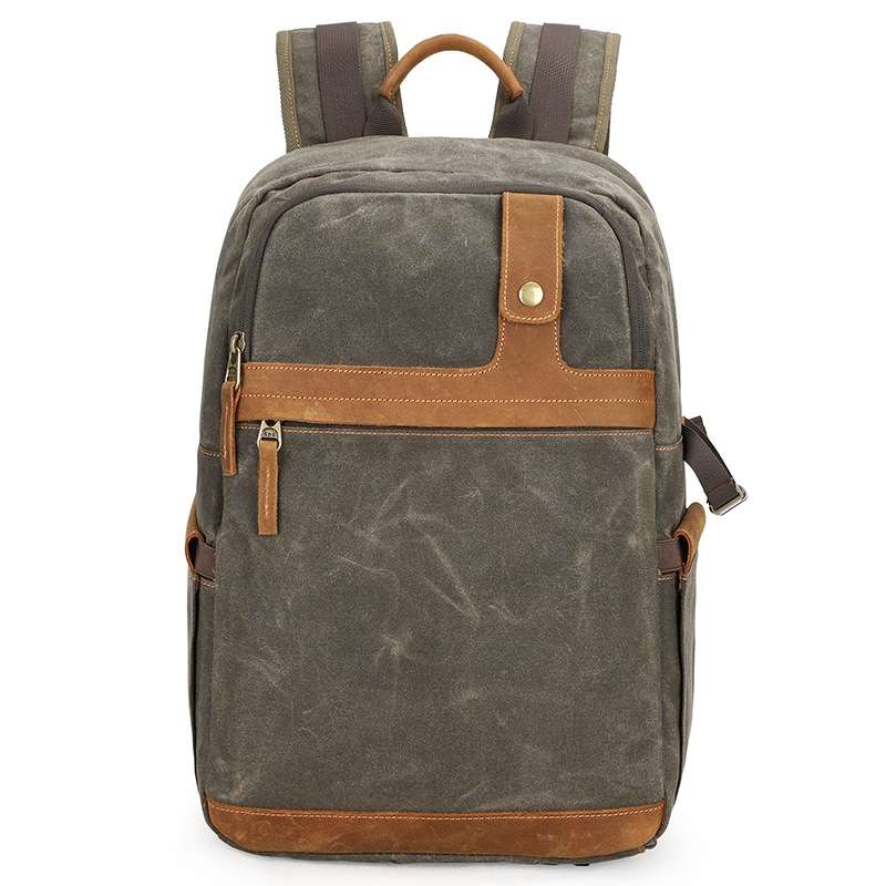 D1383 Outdoor SLR Digital Camera Backpack Waterproof Batik Canvas Camera Bag