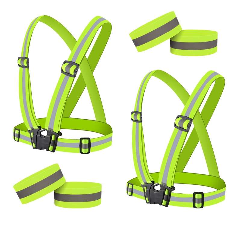 Reflective Elastic Band Suit Night Running Construction Site Traffic Safety Reflective Equipment,Sty