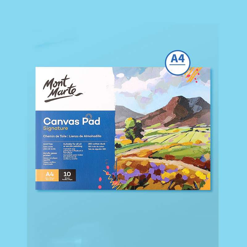 10 Sheet/pack Oil Acrylic Painting Canvas Pad Paper Book Painting Canvas Paper(A3)