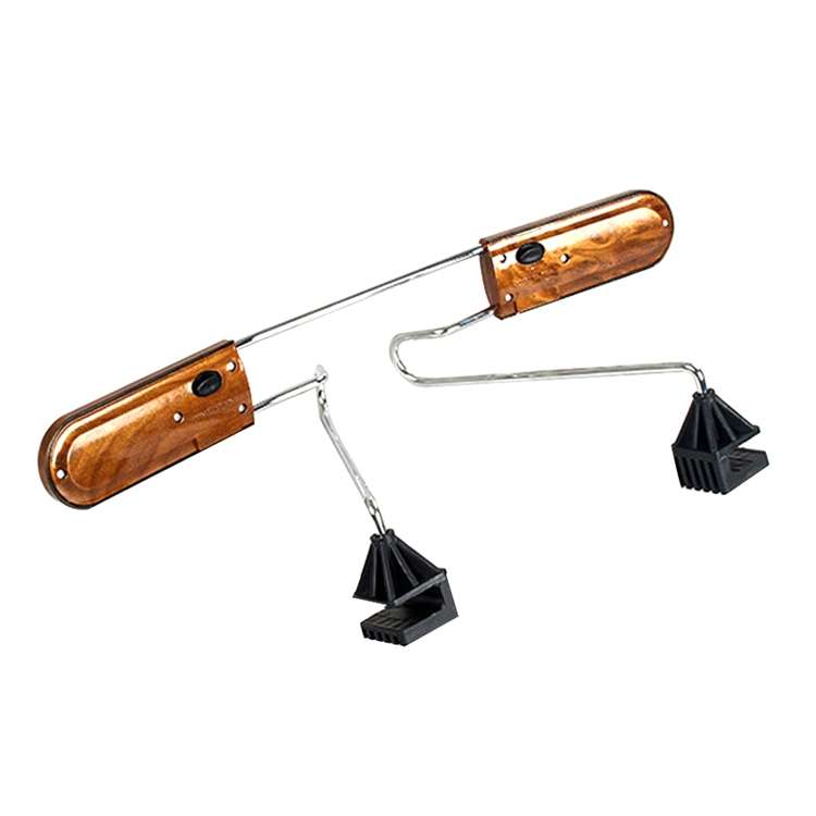 Automobile Stainless Steel Retractable Drying Rack Suit Hanger, Colour: Peach Wood Grain