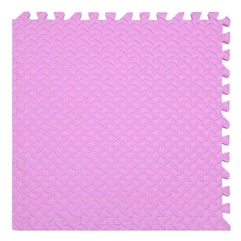 10 PCS Household Children Bedroom Stitching Leaf Pattern Thick Foam Crawling Mat, Size: 30x1.0cm(Lig