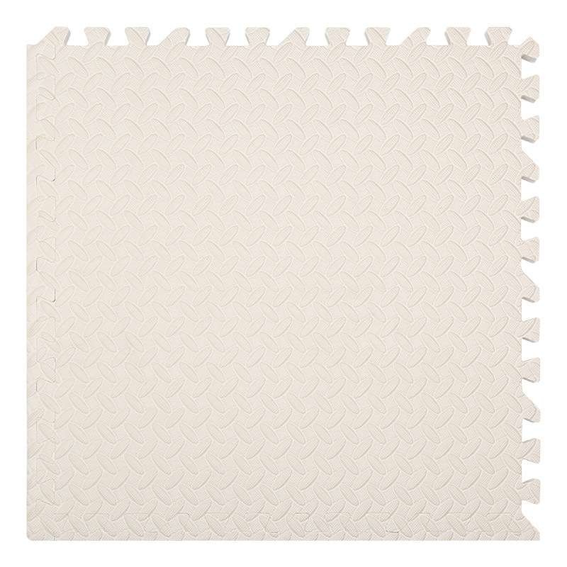 10 PCS Household Children Bedroom Stitching Leaf Pattern Thick Foam Crawling Mat, Size: 30x1.0cm(Lig