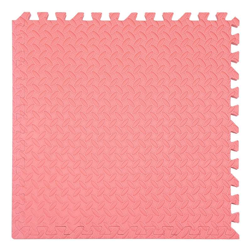 10 PCS Household Children Bedroom Stitching Leaf Pattern Thick Foam Crawling Mat, Size: 30x2.5cm(Bei