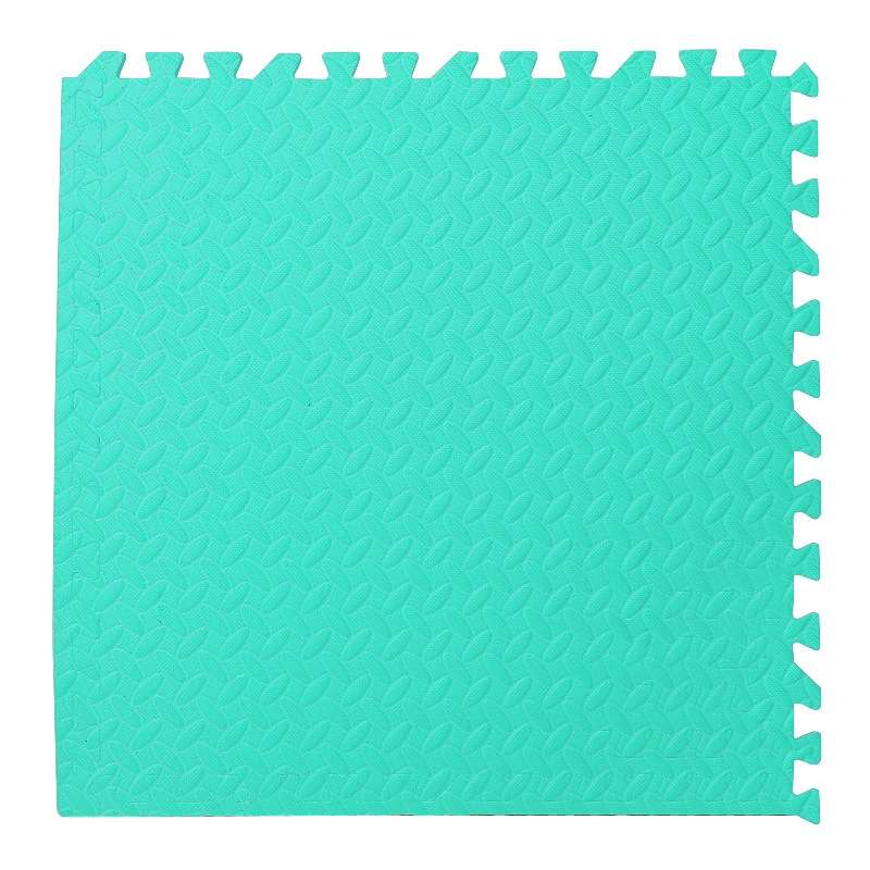 10 PCS Household Children Bedroom Stitching Leaf Pattern Thick Foam Crawling Mat, Size: 30x2.5cm(Bei