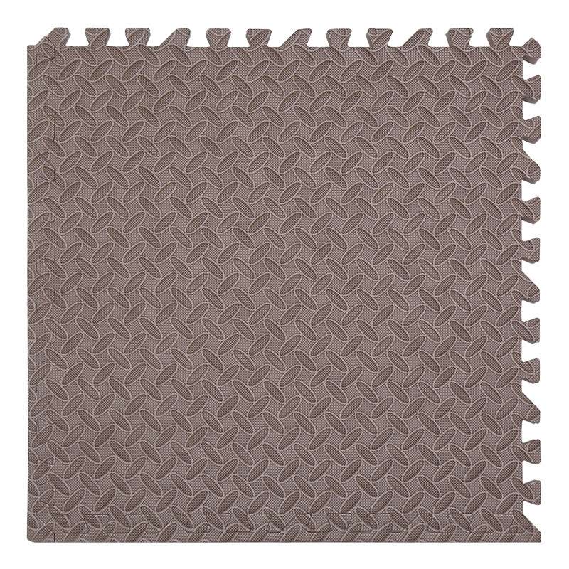 10 PCS Household Children Bedroom Stitching Leaf Pattern Thick Foam Crawling Mat, Size: 30x2.5cm(Bei