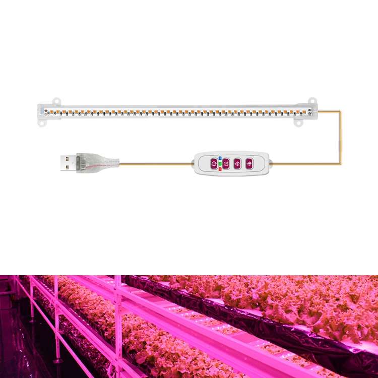 LED Plant Growth Lamp Time Potted Plant Intelligent Remote Control Cabinet Light, Style: 30cm One He