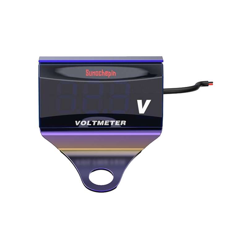 SUMOCHEPIN SMCP101 8-150V Motorcycle Modified Voltmeter LED Digital Display Electric Pressure Meter,