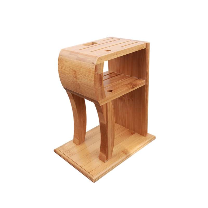 Household Kitchen Multifunctional Solid Wood Knife Storage Rack, Specification R-type Tool Holder