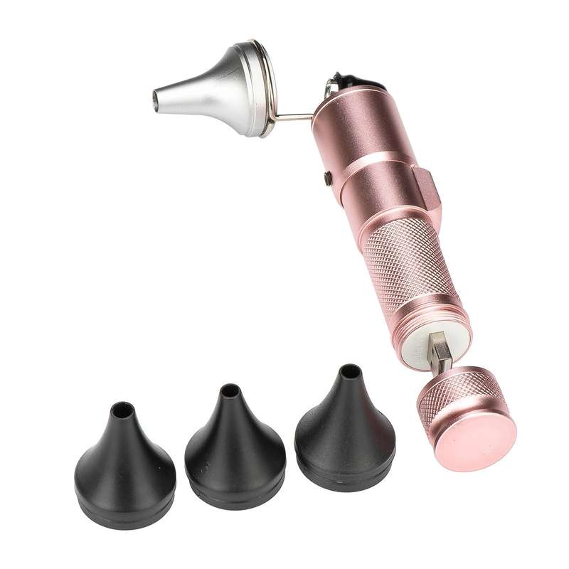 Ear Cleaning Hand Lamp USB Charging Otoscope(Black)