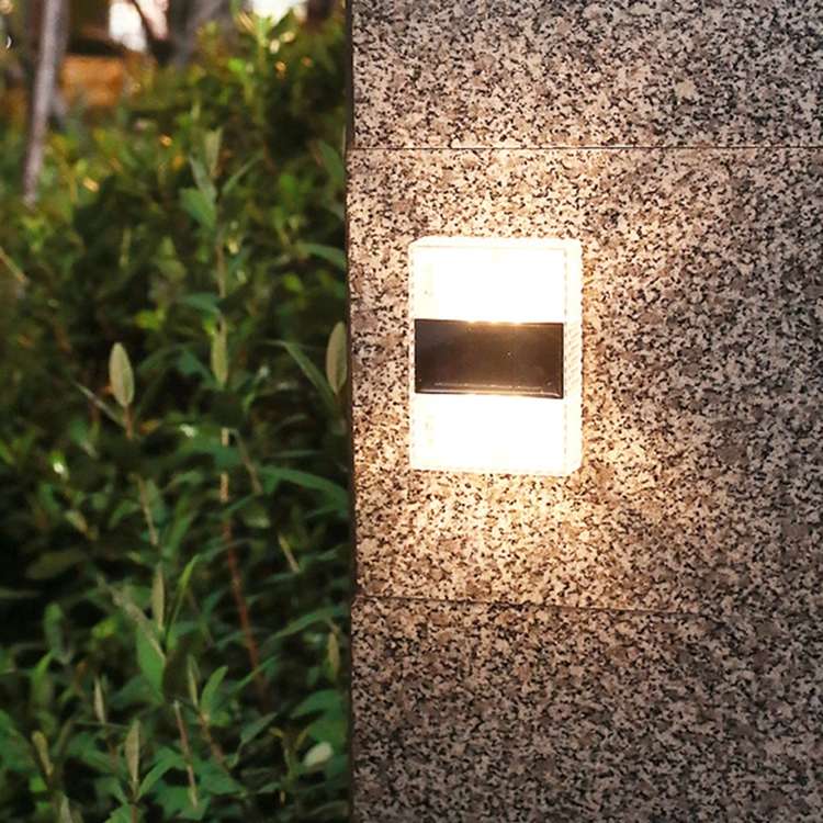 6 LED Solar Night Light Home Outdoor Decorative Garden Lamp(Colorful Light)