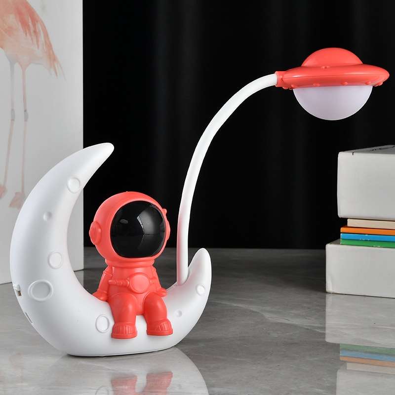 Student Dormitory Bedside Reading Desk Lamp(6617-2 White)