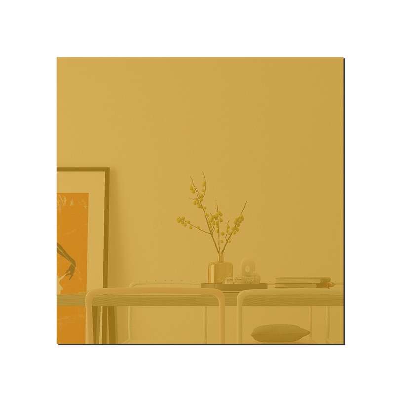 Ym300 16 PCS / Set Home Personal Wall Stickers DIY Acrylic Wall Decorative Mirror(Hexagon Gold)