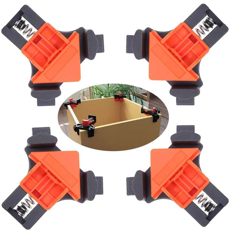 4 PCS/Set 90 Degree Woodworking Right Angle Clip(OPP Bag)