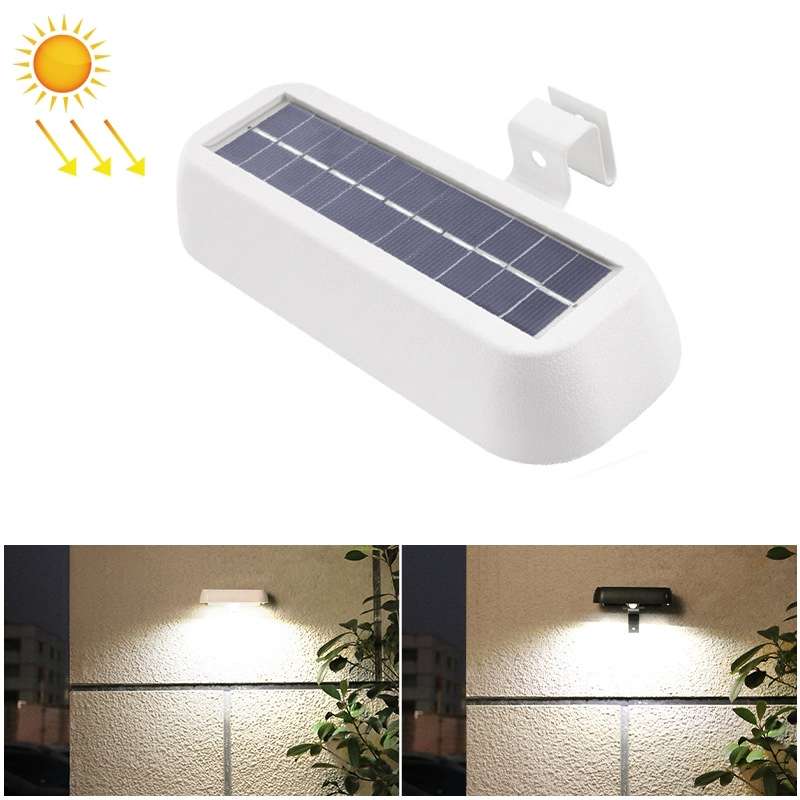 12 LED Solar Outdoor Waterproof Body Sensor Wall Light(Black Shell-White Light)