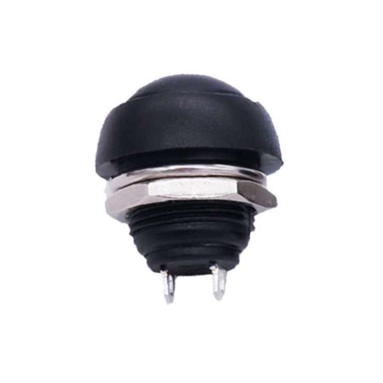 10 PCS Small Waterproof Self-Reset Button Switch(Blue)