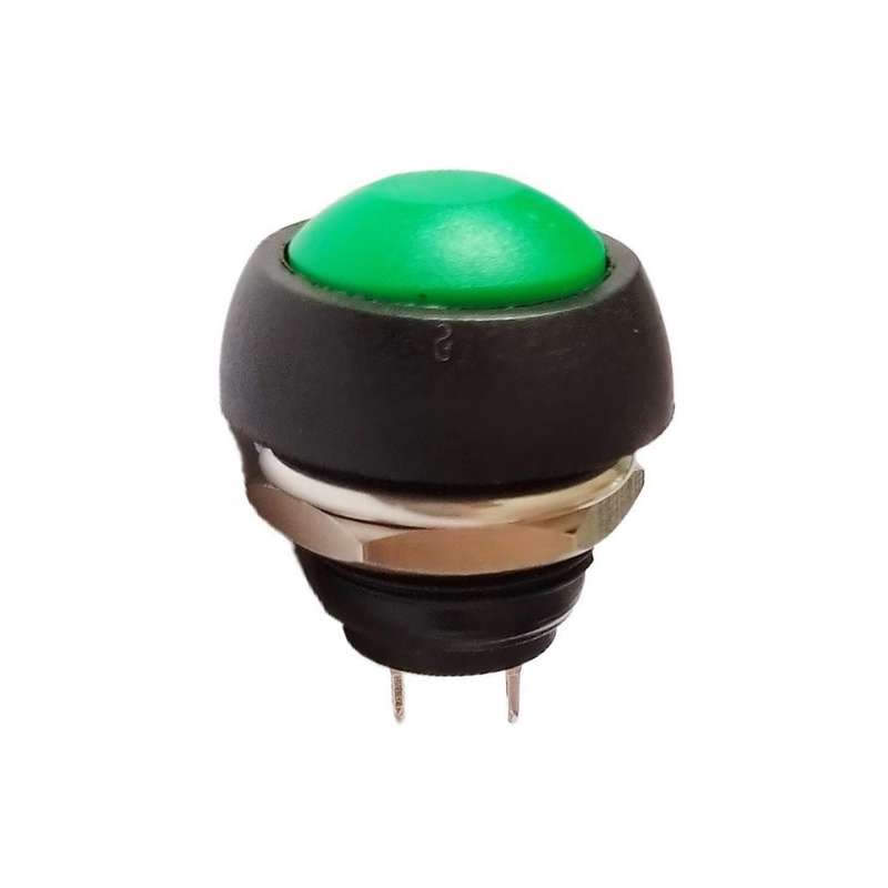 10 PCS Small Waterproof Self-Reset Button Switch(Blue)
