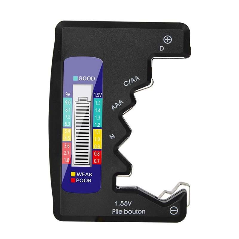 ANENG 1.5V/9V Battery Power Voltage Detector(Black)