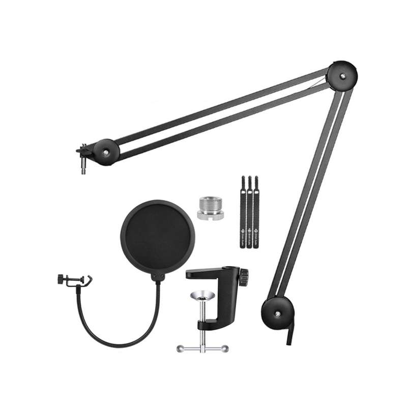 Microphone Desktop Cantilever Stent 360 Degree Rotating Bracket(GAZ-40P W)
