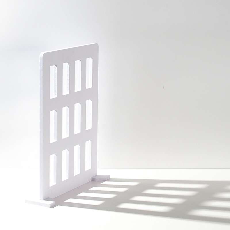 41 x 29cm Background Board Window Pane Light Shadow Plate(Arc Window)